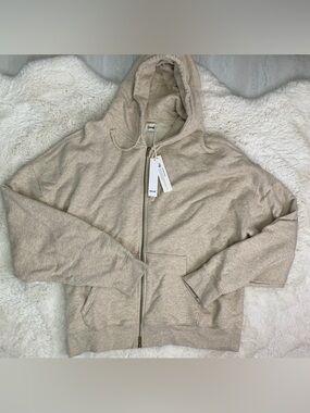 Elwood Vintage Oatmeal Core Zip Hoodie Men’s Size XXL